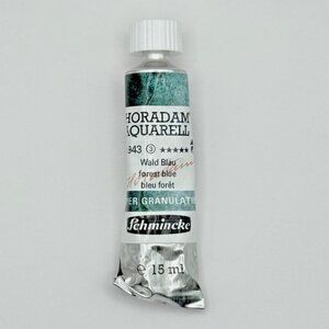 Schmincke Horadam Aquarell Watercolor Paint Super Granulation 943 FOREST BLUE